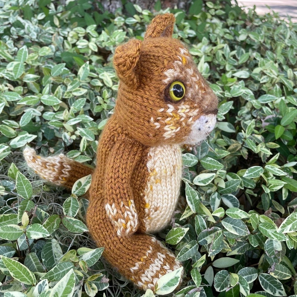 Custom made to order - Hand crafted knit and needle felted cat kitten artisan - Picture 10 of 14